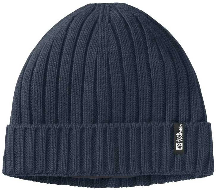 JackWolfskin Žieminė kepurė Jack Wolfskin Rib Knit | tamsiai mėlyna