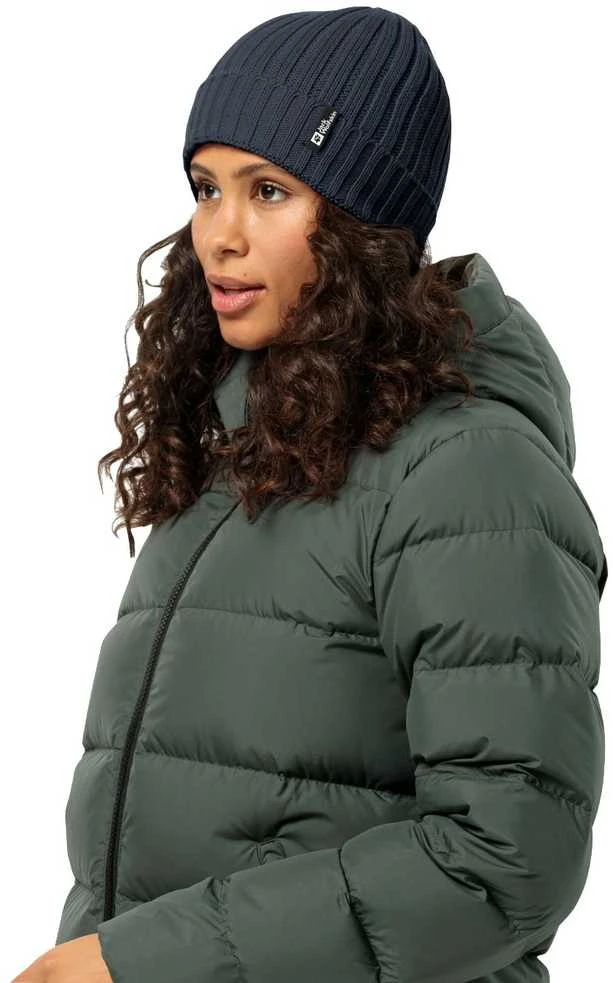 JackWolfskin Žieminė kepurė Jack Wolfskin Rib Knit | tamsiai mėlyna