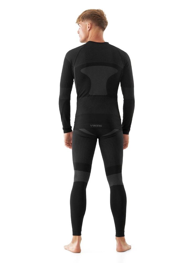 Apatiniai termo rūbai vyriška Viking Dante juoda-pilka 500-15-1717-08 Set (XL)
