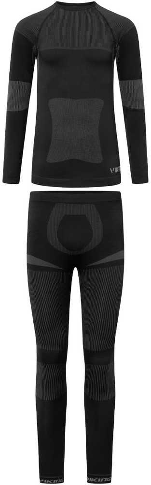 Apatiniai termo rūbai vyriška Viking Dante juoda-pilka 500-15-1717-08 Set (L)