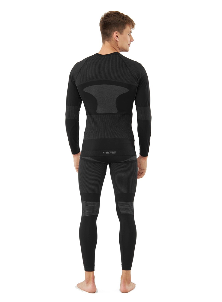 Apatiniai termo rūbai vyriška Viking Dante juoda-pilka 500-15-1717-08 Set (XL)