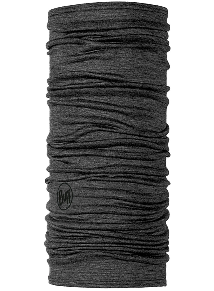 Kaklaskarė BUFF Lightweight Merino Wool Solid Pilkas