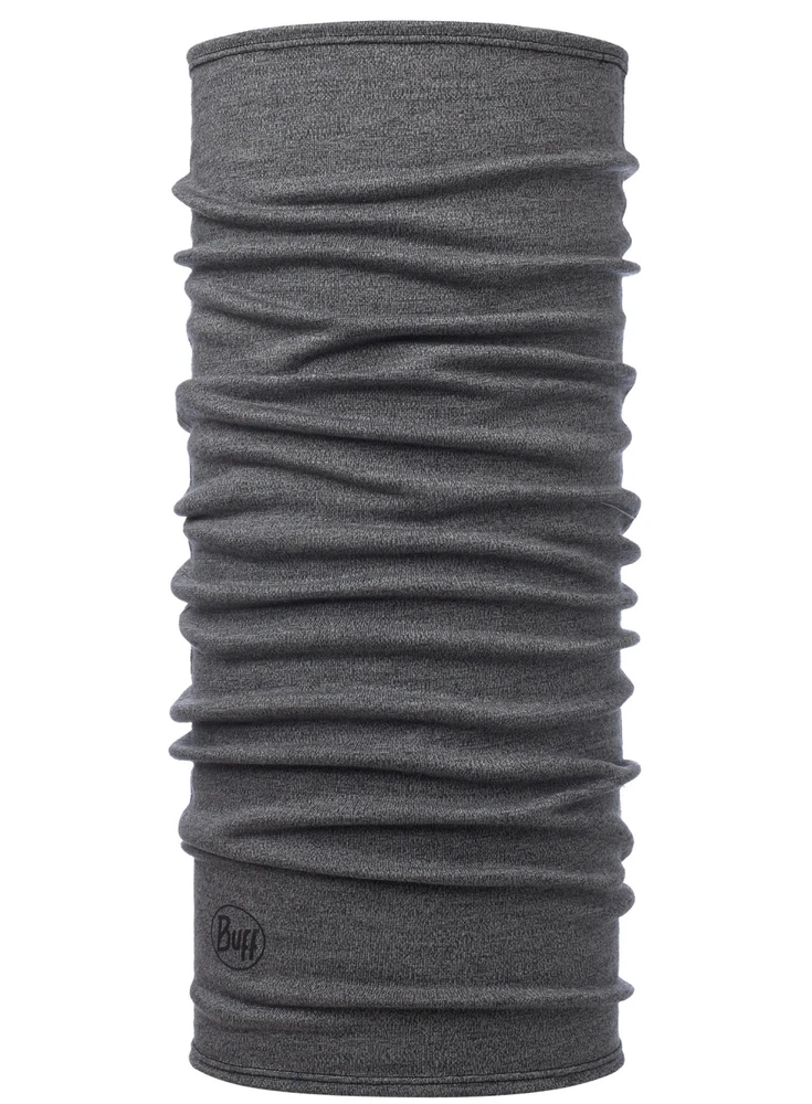 Kaklaskarė BUFF Midweight Merino Wool Light Pilkas Melange