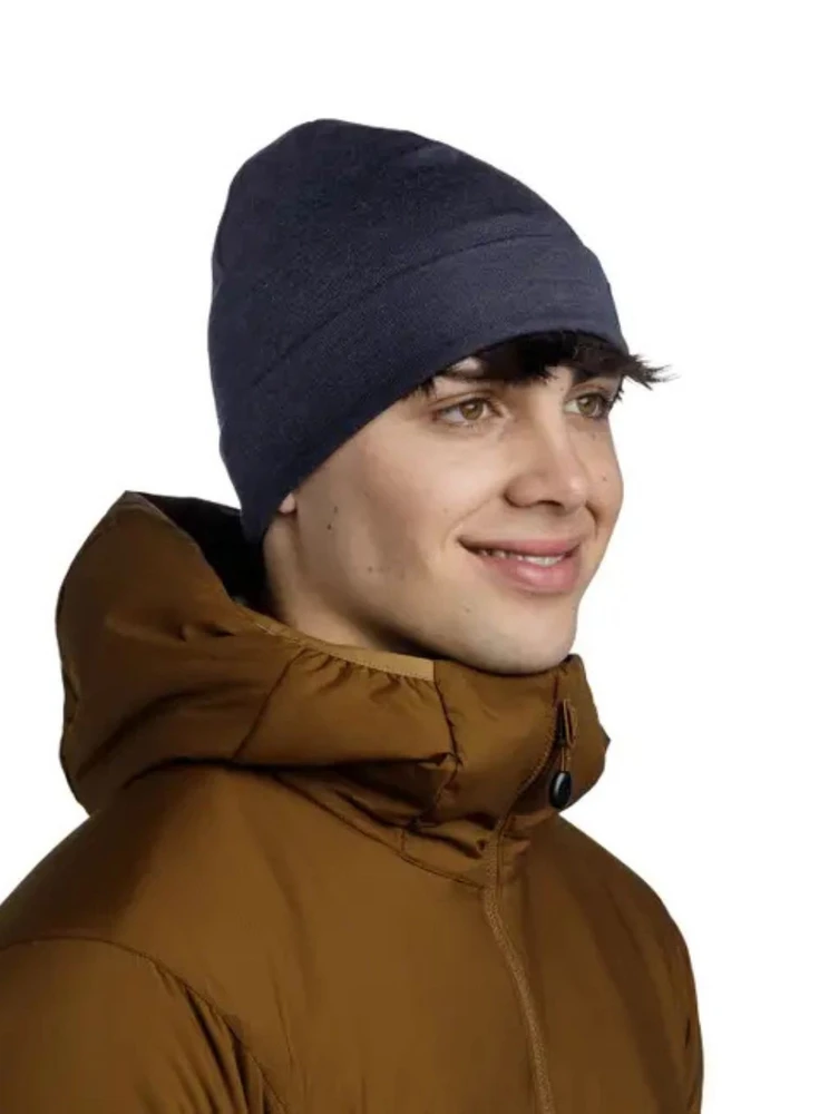 Kepurė Buff Heavyweight merino vilnos beanie - Indigo