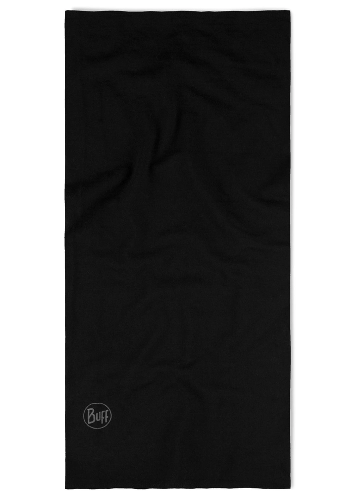 Kaklaskarė Buff Midweight Merino Wool Solid Juodas