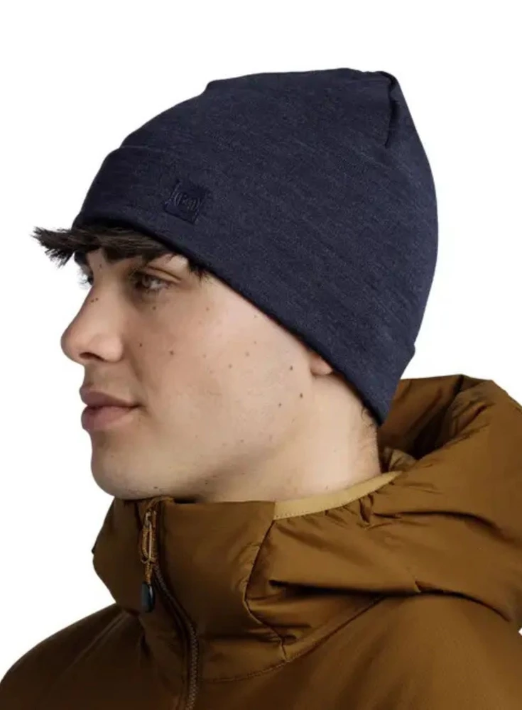 Kepurė Buff Heavyweight merino vilnos beanie - Indigo