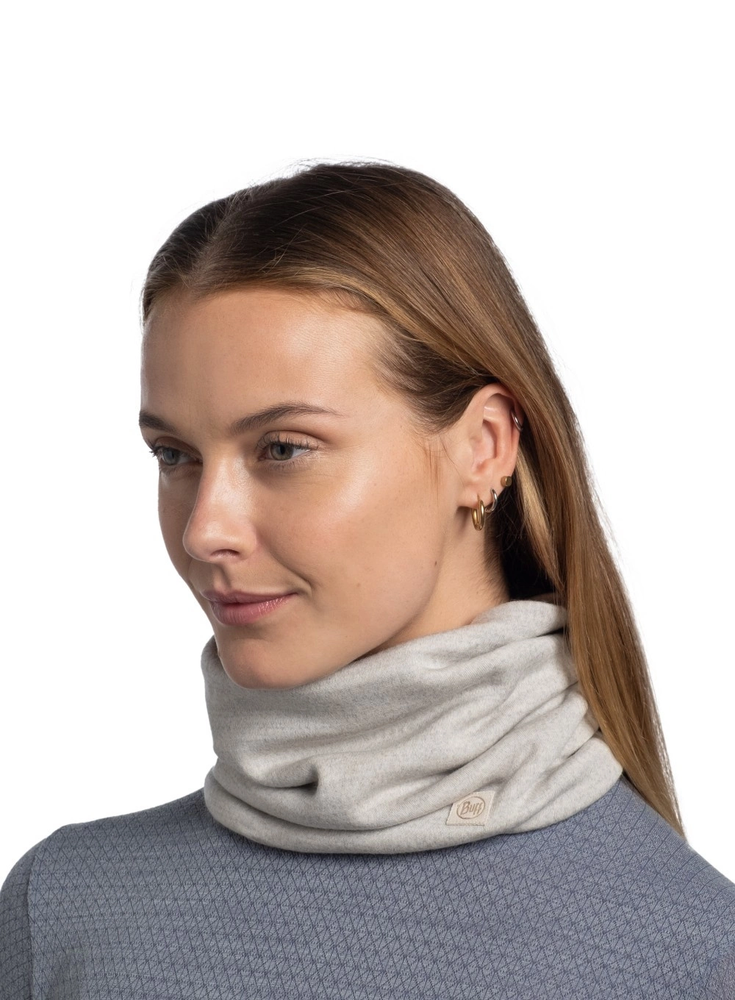 Komin na szyję Buff Merino Heavyweight - solid cloud dydis: m