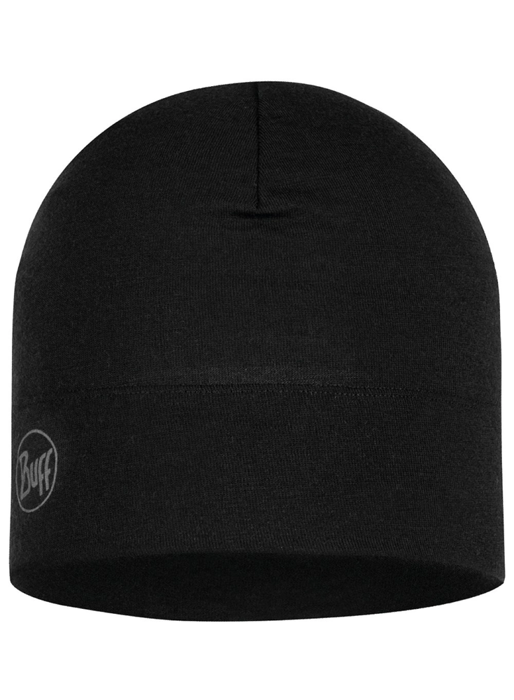 BUFF MERINO MIDWEIGHT BEANIE SOLID Juodas Cap.