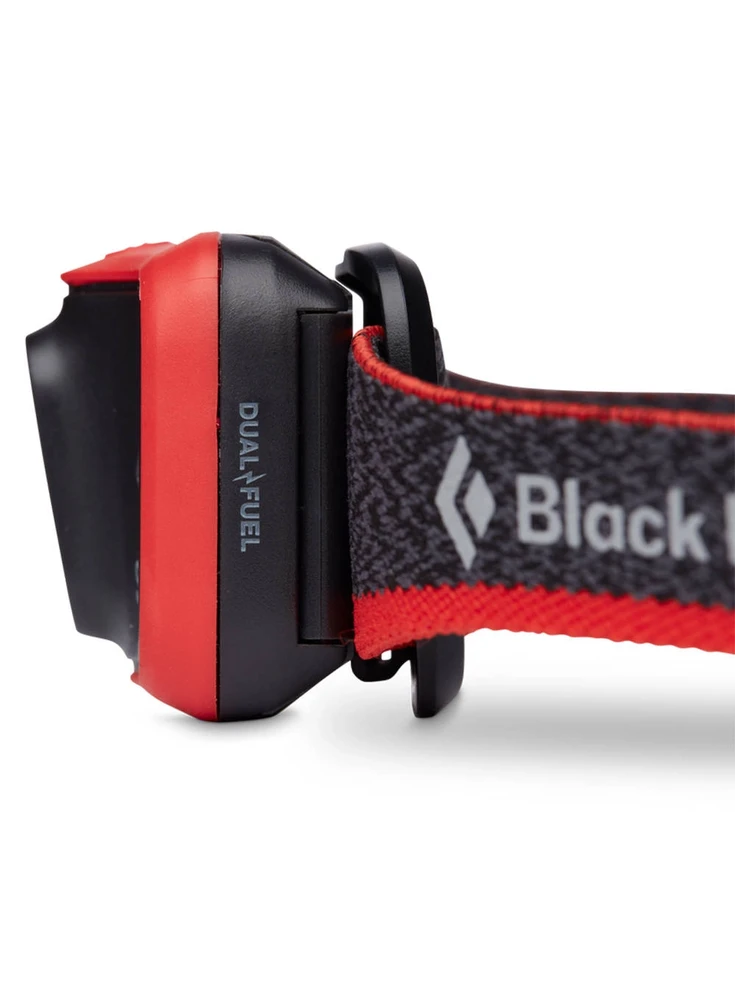 Black Diamond Juodas Diamond Juodas Diamond Spot 400 Juodas, Raudona Headband prožektorius LED