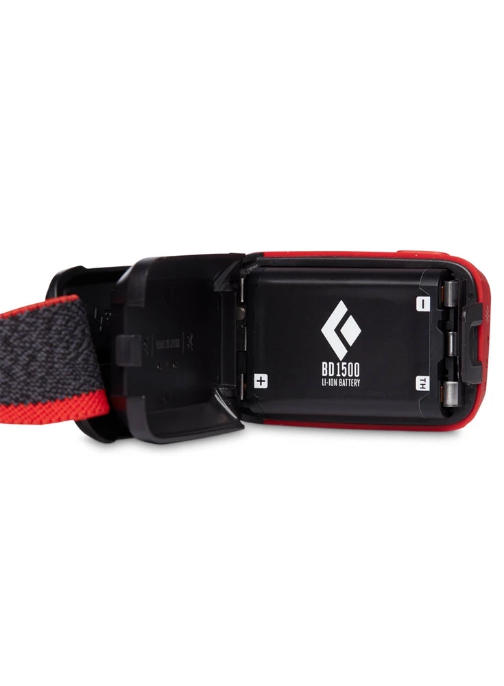 Black Diamond Juodas Diamond Juodas Diamond Spot 400 Juodas, Raudona Headband prožektorius LED
