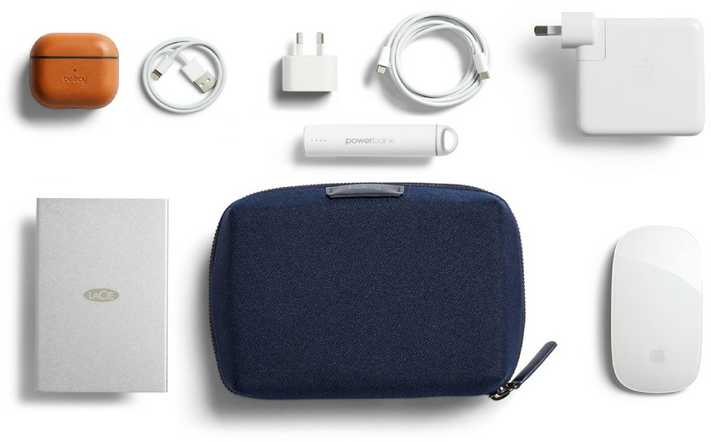 Bellroy Tech Kit Compact – mobiliųjų priedų organizatorius (tamsiai mėlynas)