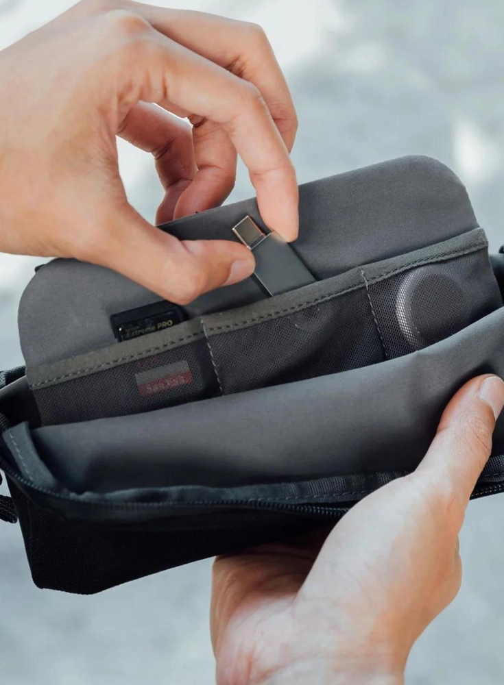 Orbitkey, dėklas, biuro organizatorius Desk Pouch juodas, juodas