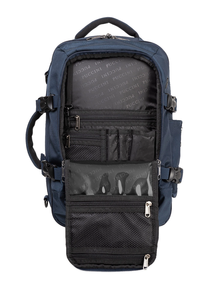 Многофункциональный рюкзак PUCCINI для самолета Темно-синий Easy Pack PM90171-7A