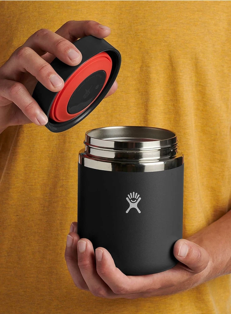 JAV Hydro Flask Food Jar 828 ml juodas maistinis termosas