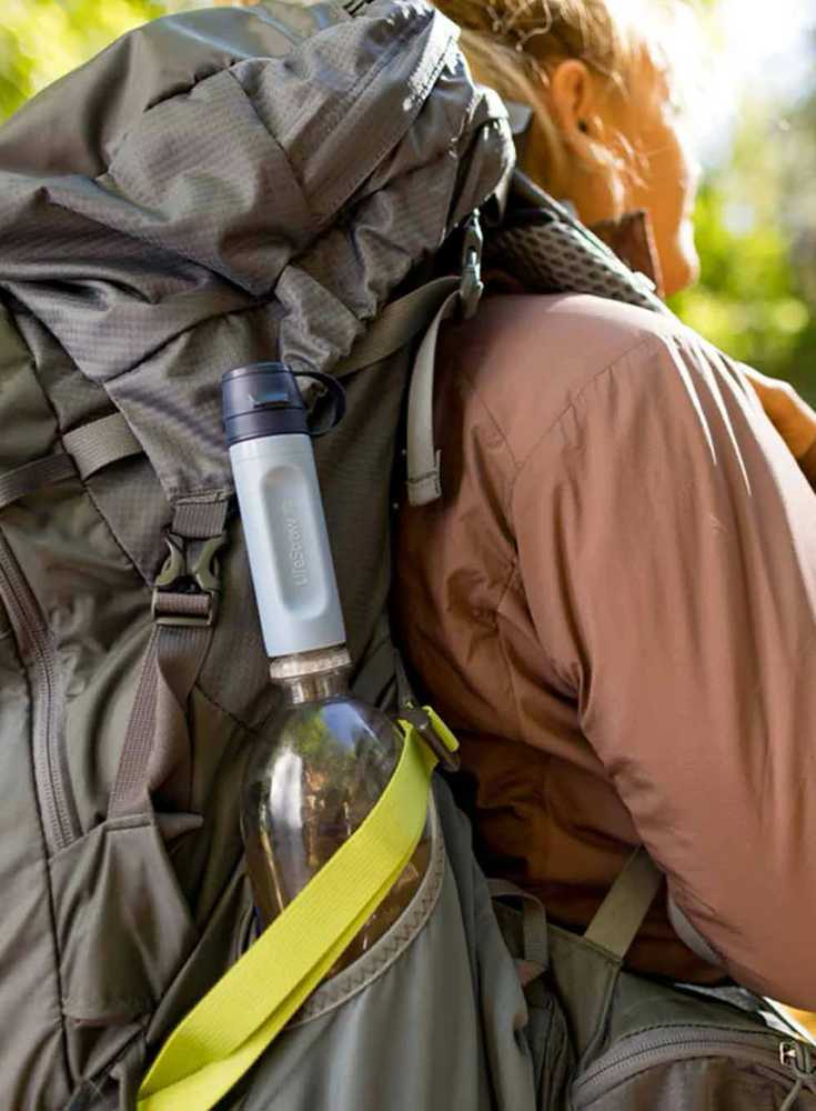 Gertuvė Life Straw Filtras do wody Peak Series Solo - limeade Uniwersalny
