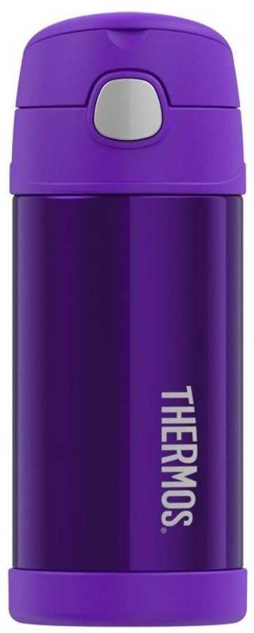 Thermos vaikams su šiaudeliu 0,35 L, rožinis