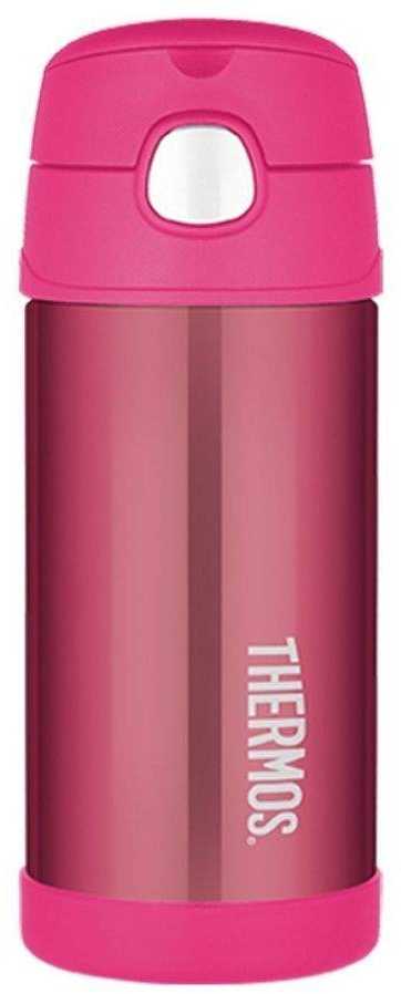 Thermos Vaikiškas termosas su šiaudeliais – rožinis
