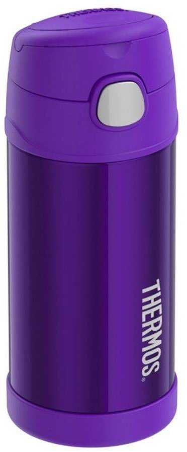 Thermos vaikams su šiaudeliu 0,35 L, rožinis
