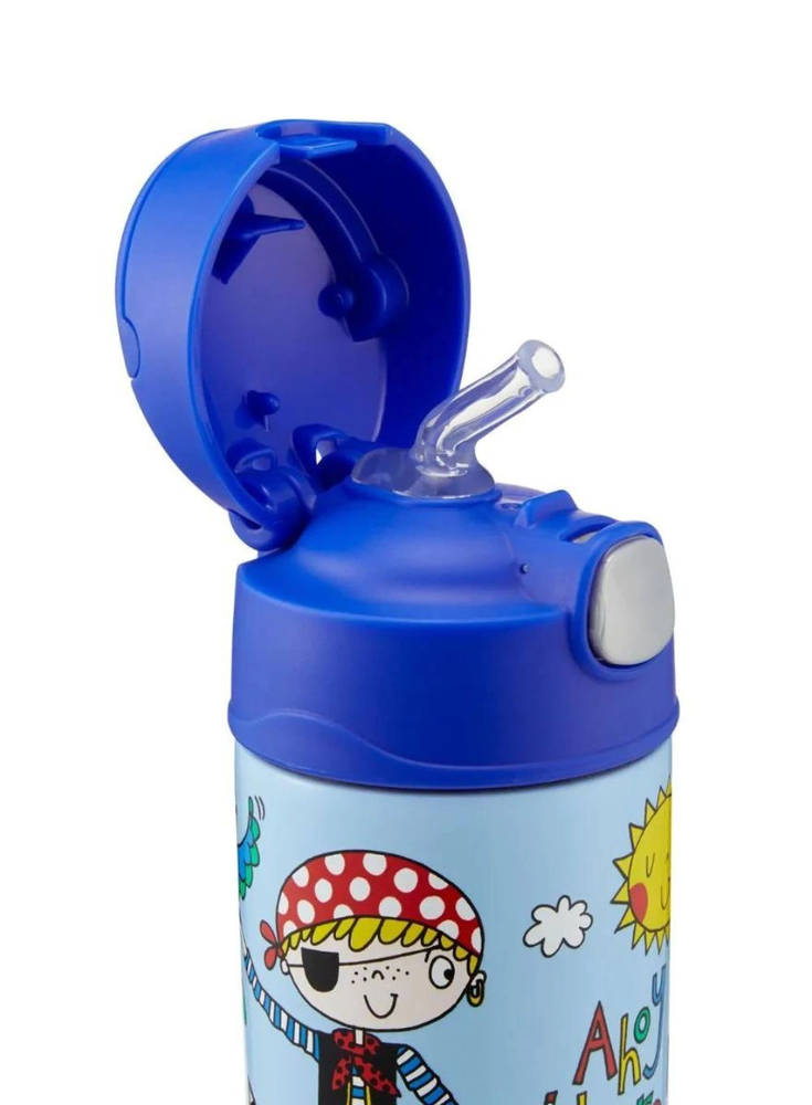 Termosas vaikams Thermos Funtainer su šiaudeliu - Piratas, 355 ml
