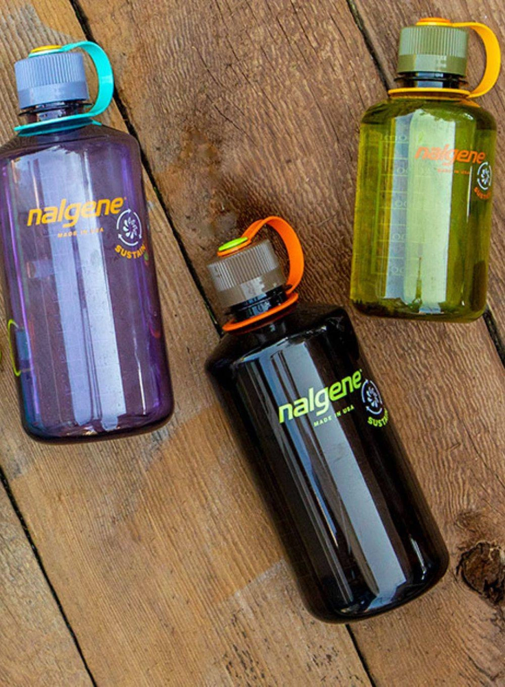 Gertuvė Nalgene Buteliukas Nalgene Narrow Mouth Sustain 1L Szara