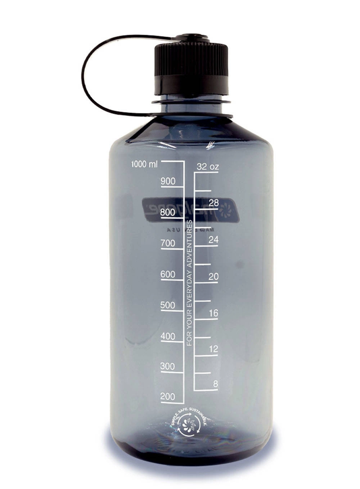 Gertuvė Nalgene Buteliukas Nalgene Narrow Mouth Sustain 1L Szara