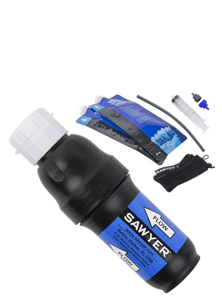 Sawyer vandens filtras PointONE Squeeze SP129 su dviem 1 l maišeliais ir adapteriu