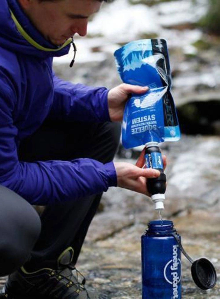 Sawyer vandens filtras PointONE Squeeze SP129 su dviem 1 l maišeliais ir adapteriu
