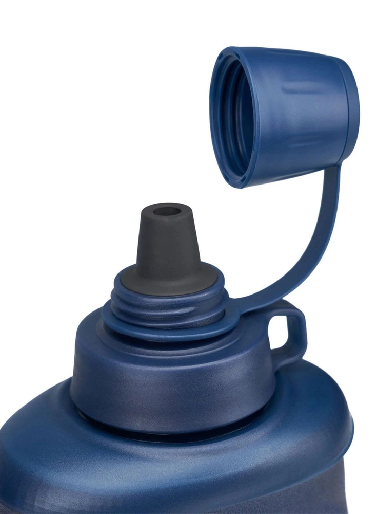 Gertuvė Life Straw Buteliukas su filtrem peak squeeze 1l-mountain mėlynas
