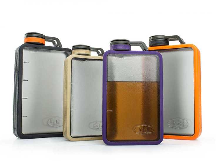 Gertuvė GSI Outdoors Boulander Flask Oranžinis vandens butelis 295ml