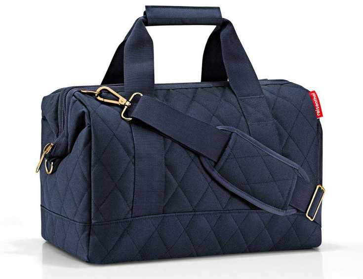 Kelioninis Reisenthel Allrounder M rankinė, 18l, Rhombus Midnight Gold