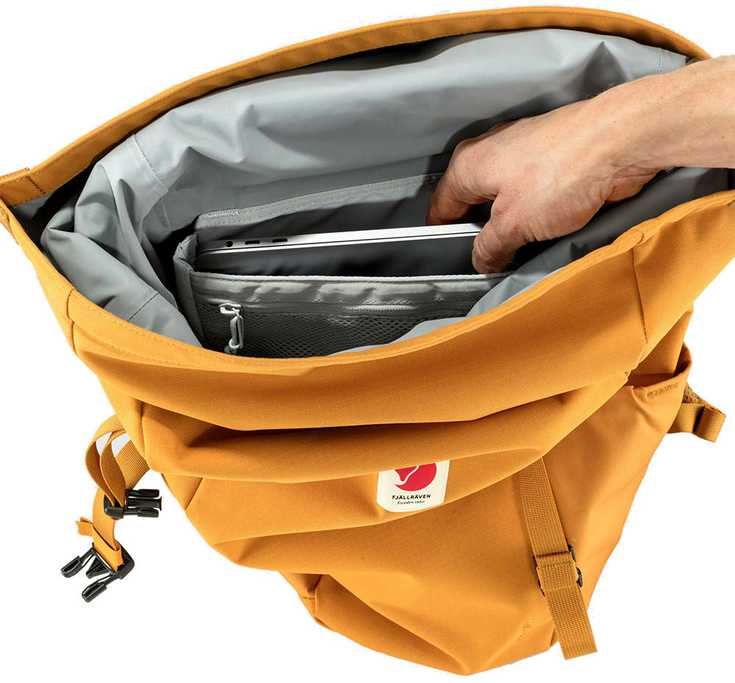 Fjällräven Ulvo Rolltop 30 kuprinė, 30l, geltona