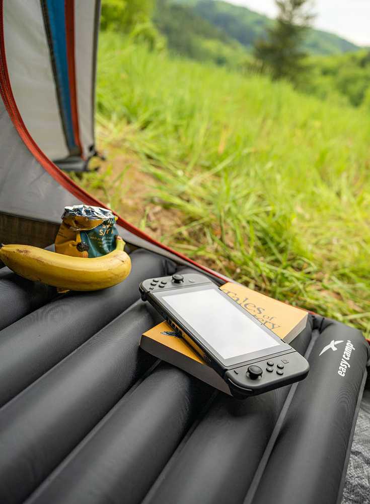 Easy Camp Hexa Mat, Juodas | Lengva stovykla | Miego kilimėliai