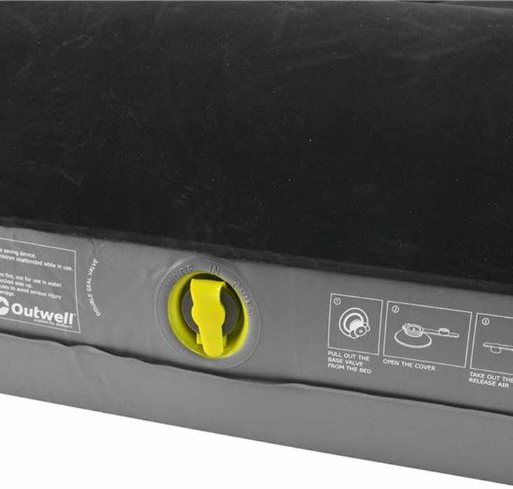 Outwell dvigubas pripučiamas čiužinys su pagalve ir pompa Classic, 300 mm