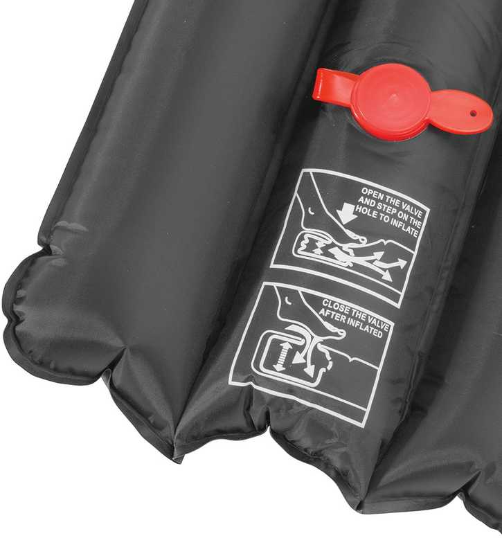 Easy Camp Hexa Mat, Juodas | Lengva stovykla | Miego kilimėliai
