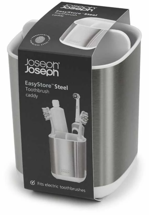 Joseph Joseph JJ-Vonios kambario konteineris S EasyStore plienas baltas