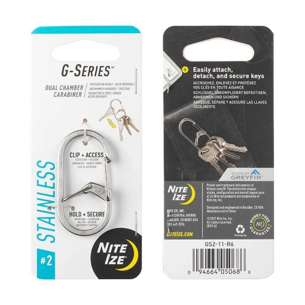 NiteIze Karabinek Nite Ize G-Series Dual Chamber Carab. 2