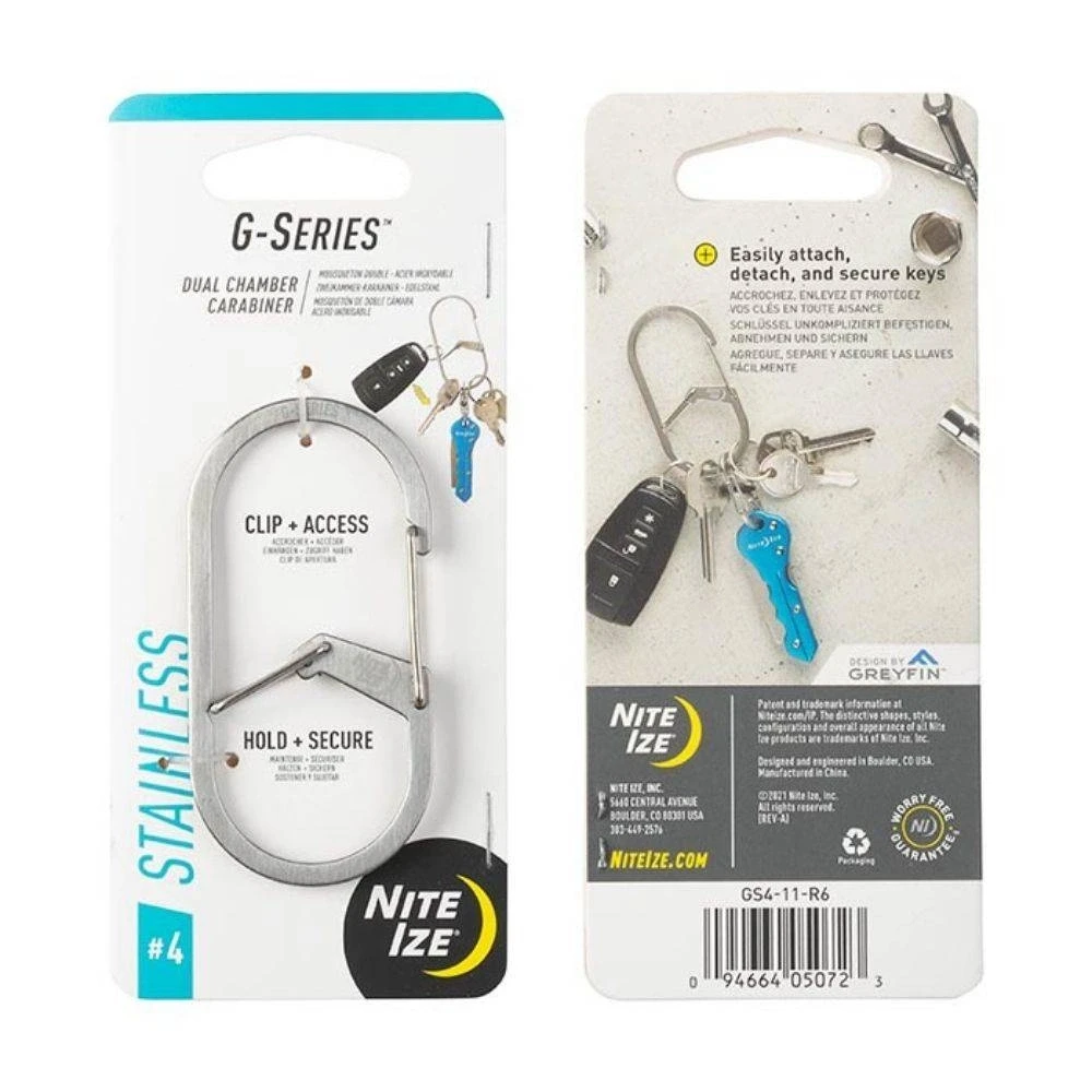 Nite-Ize Karabinek Nite Ize G-Series Dual Chamber Carab. #4