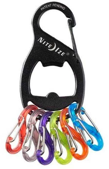 NiteIze Nite Ize KeyRack karabinas juodas