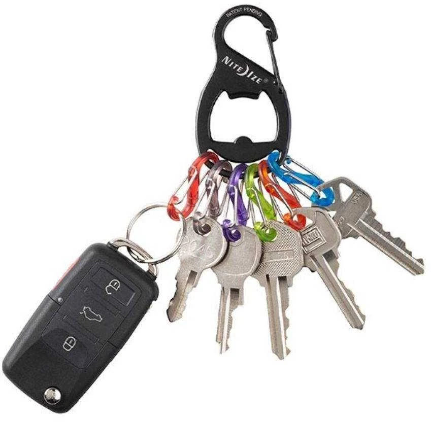 NiteIze Nite Ize KeyRack karabinas juodas
