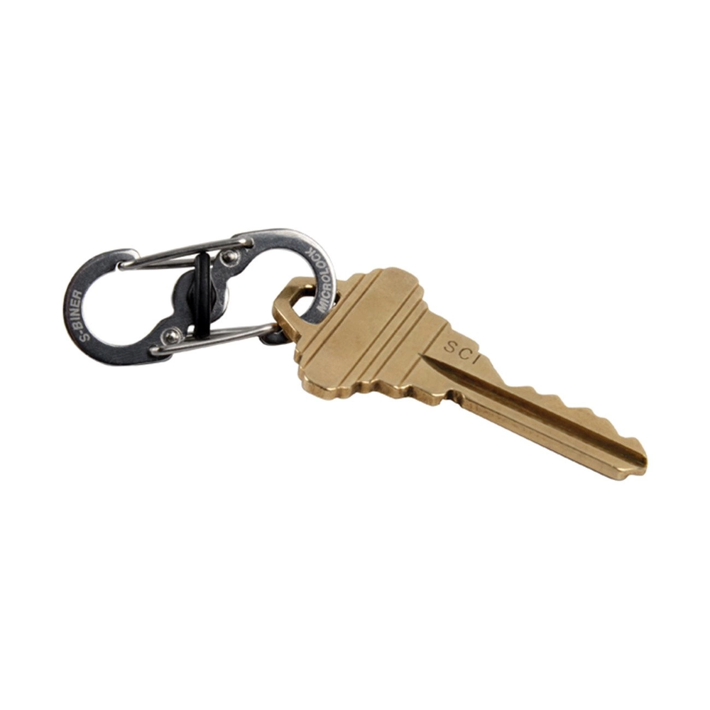 NITE-IZE karabinas S-Biner MicroLock (2vnt) juodas