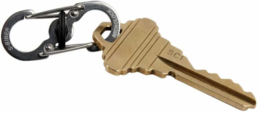 NITE-IZE karabinas S-Biner MicroLock (2vnt) juodas