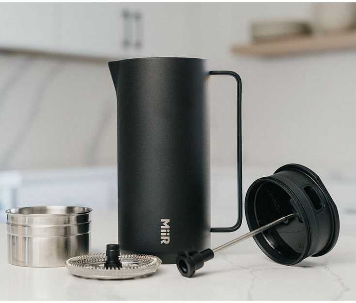 Stanley Miir French Press kavos virintuvas 1000 ml, juodas
