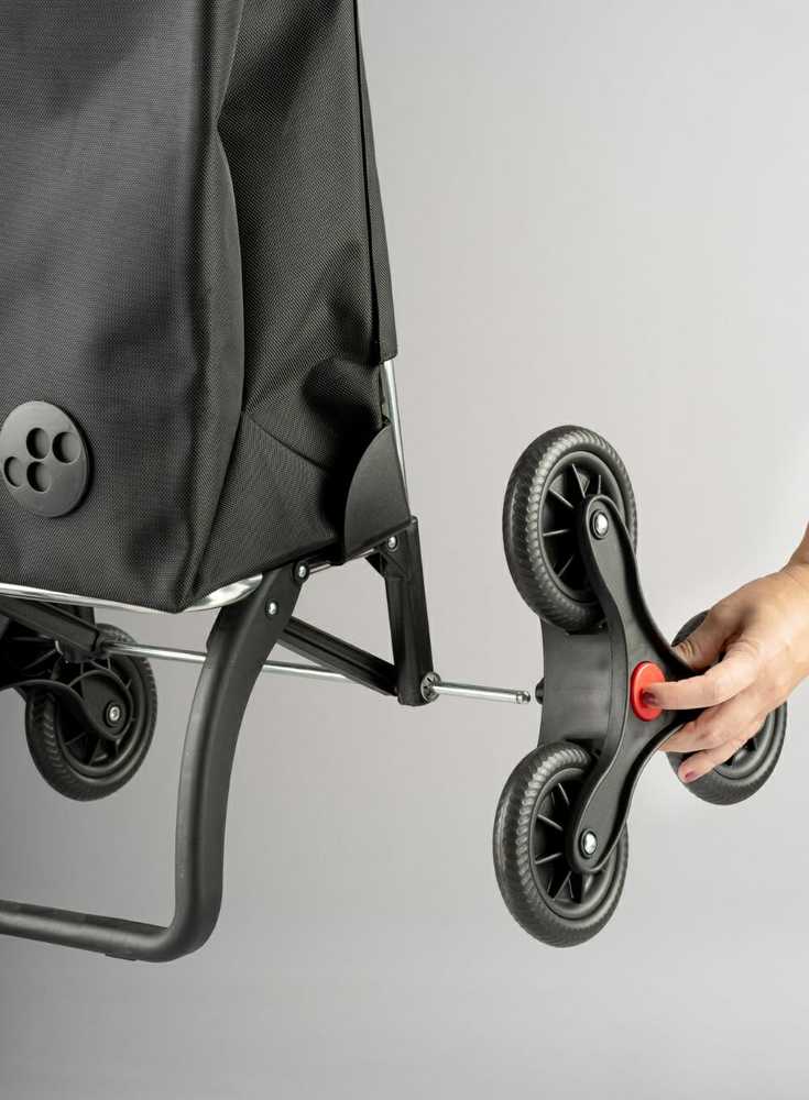 Kelioninis Rolser I-max Tweed 6l vežimėlis su 6 ratais, sulankstomas, pilkas