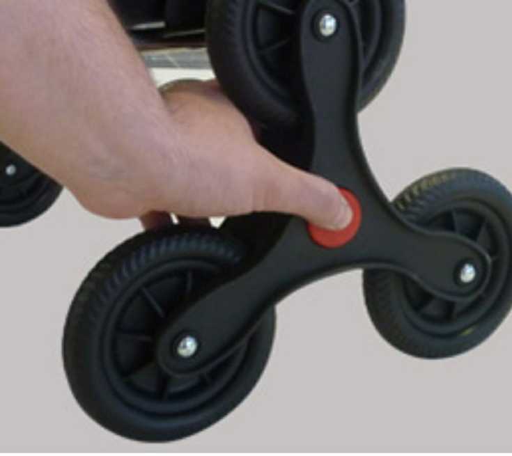 Kelioninis Rolser I-max Tweed 6l vežimėlis su 6 ratais, sulankstomas, pilkas