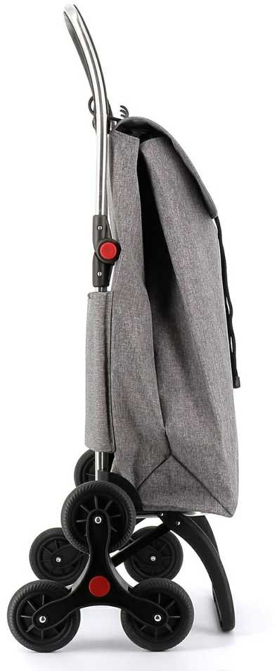 Kelioninis Rolser I-max Tweed 6l vežimėlis su 6 ratais, sulankstomas, pilkas
