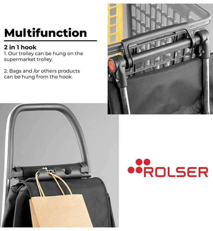 Kelioninis Rolser I-max Tweed 6l vežimėlis su 6 ratais, sulankstomas, pilkas
