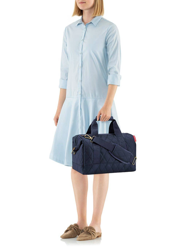 Kelioninis Reisenthel Allrounder M rankinė, 18l, Rhombus Midnight Gold