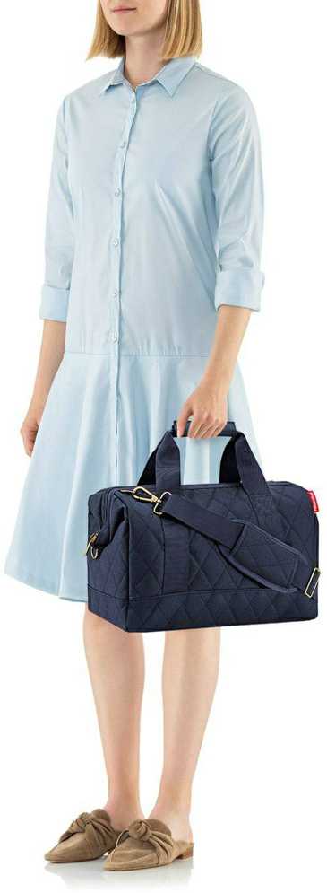 Kelioninis Reisenthel Allrounder M rankinė, 18l, Rhombus Midnight Gold