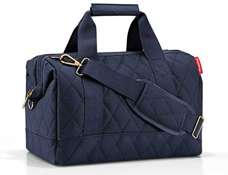 Kelioninis Reisenthel Allrounder M rankinė, 18l, Rhombus Midnight Gold
