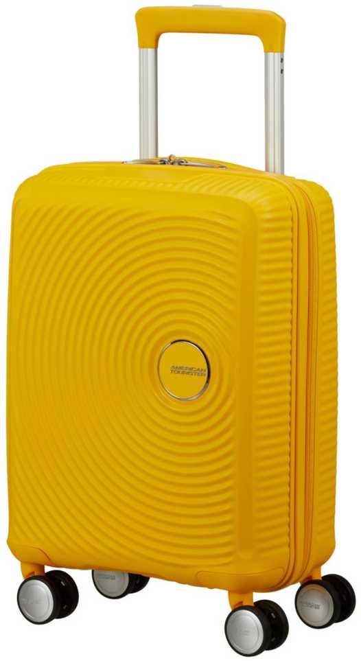 Kelioninis Mažas lagaminas American Tourister Soundbox Pastel Geltona 55cm, S, geltonas